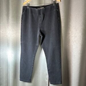 SOFT SORROUNDINGS metro cropped leggings jeans gray women's high rise.  order(46